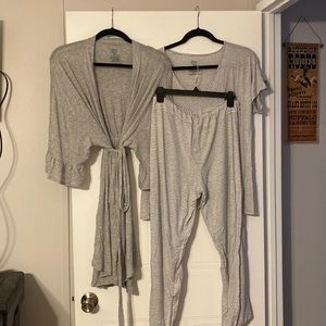 Pajama set with robe